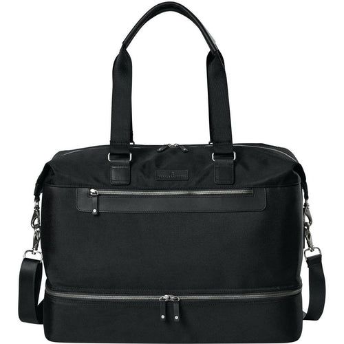 Brooks Brothers Oxford Weekender with custom logo embroidery