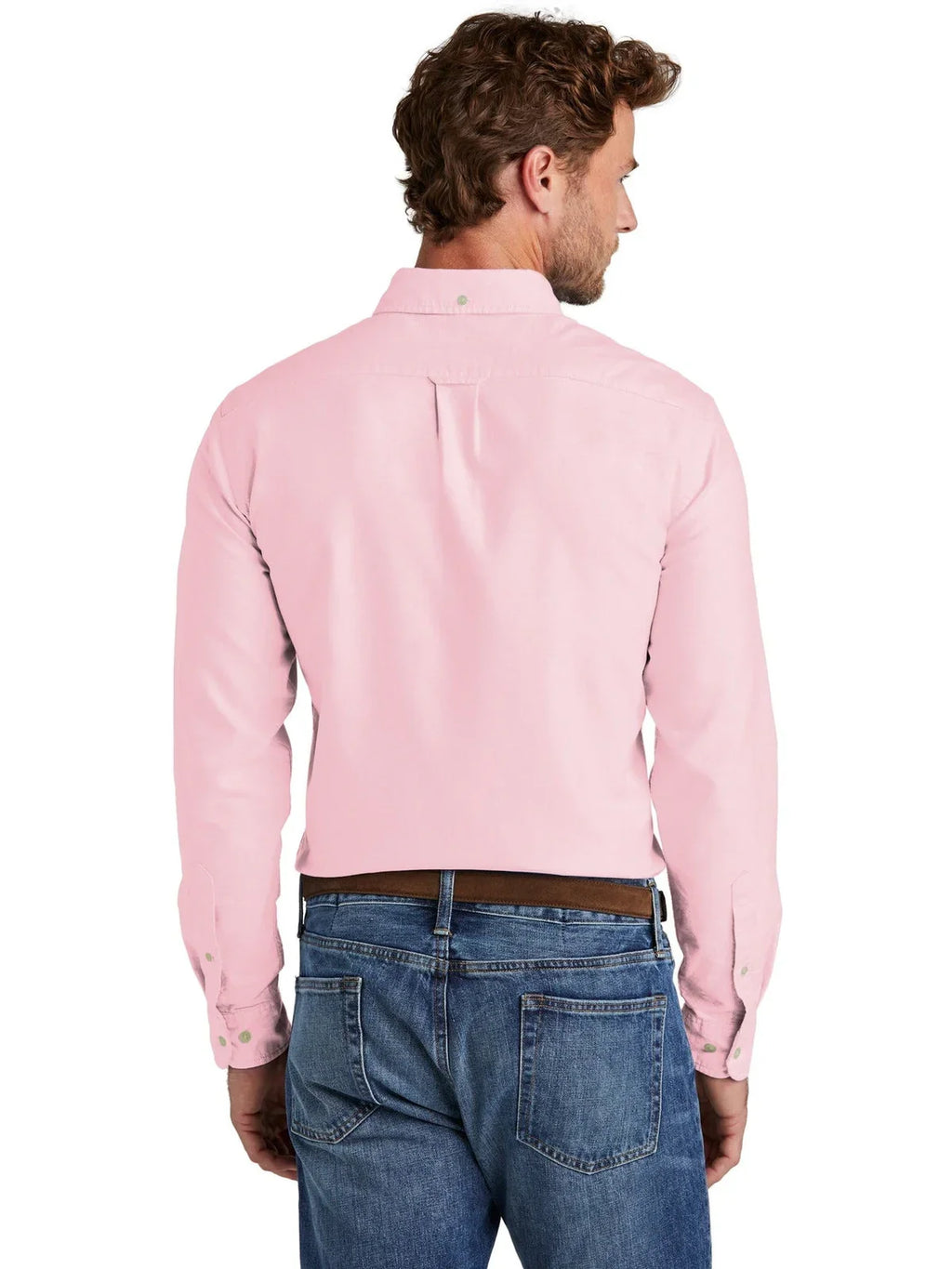 Brooks Brothers Casual Oxford Cloth Shirt with custom logo embroidery