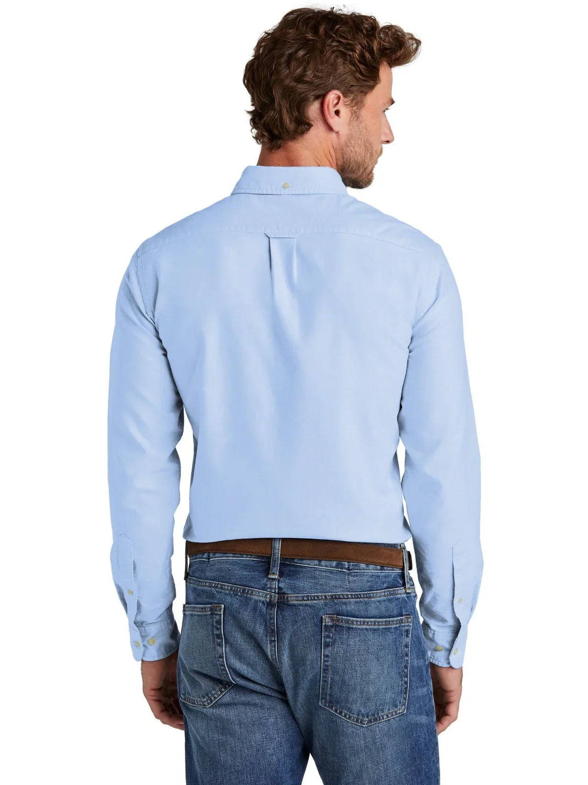 Brooks Brothers Casual Oxford Cloth Shirt with custom logo embroidery