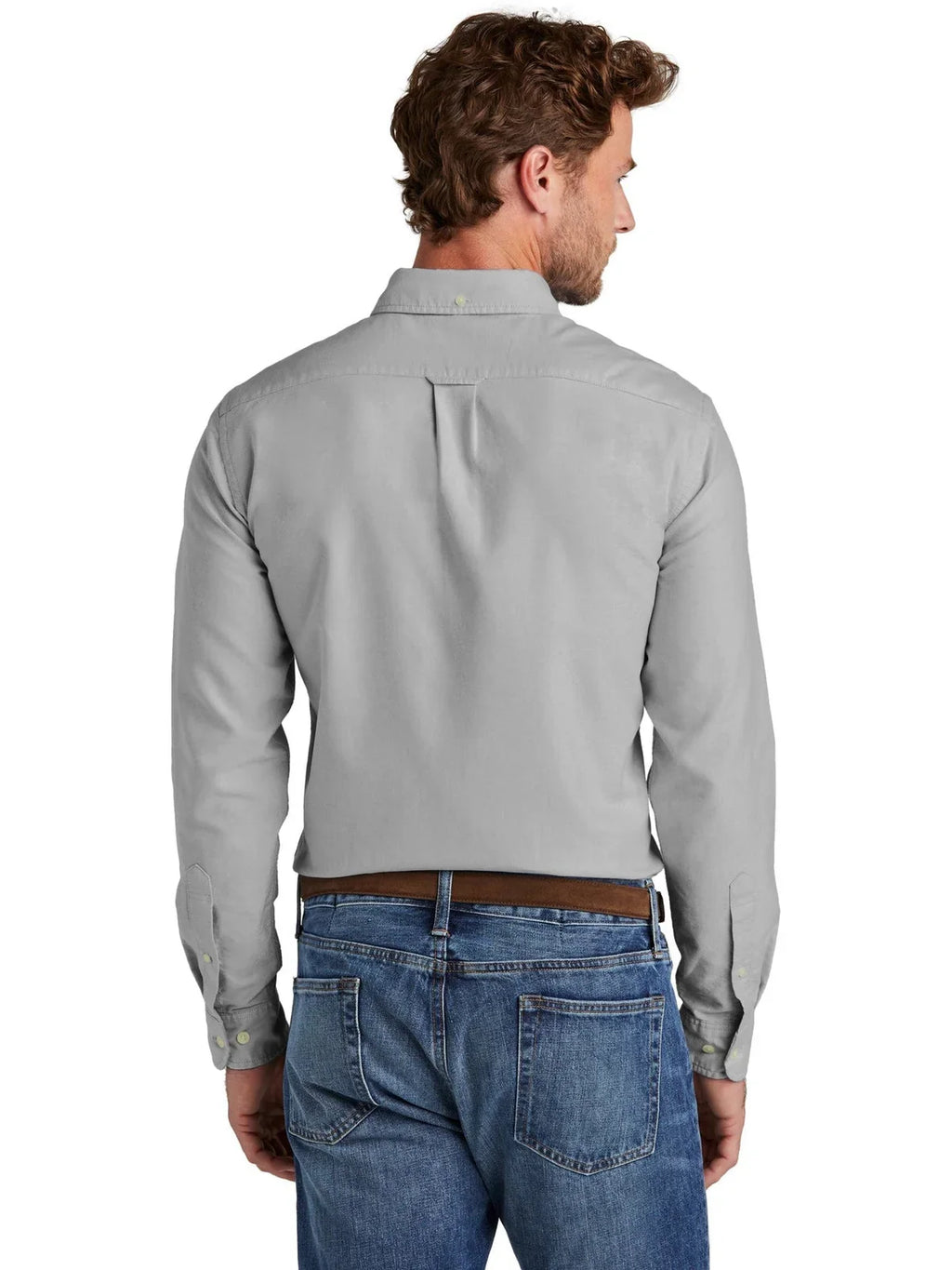 Brooks Brothers Casual Oxford Cloth Shirt with custom logo embroidery
