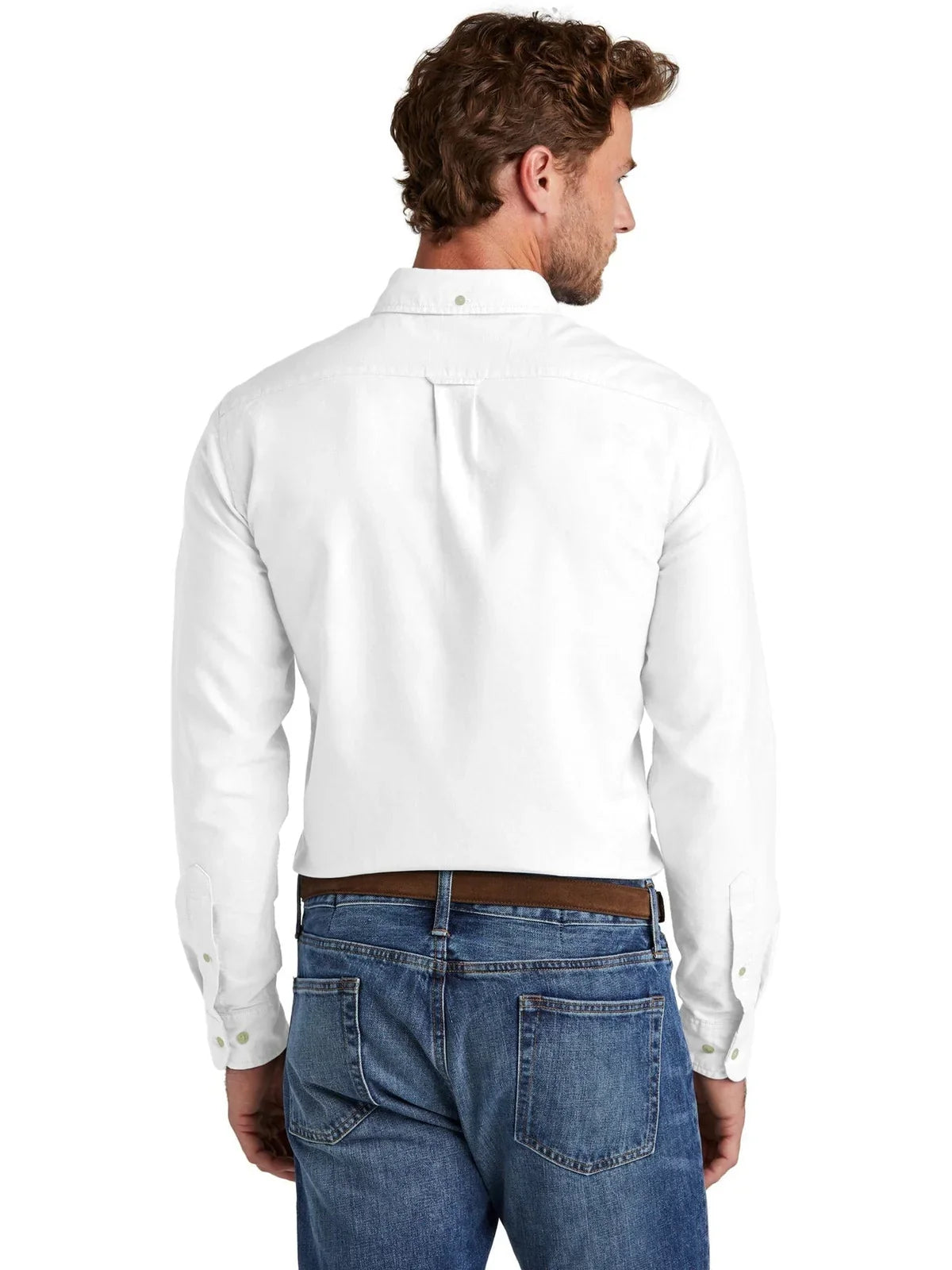 Brooks Brothers Casual Oxford Cloth Shirt with custom logo embroidery