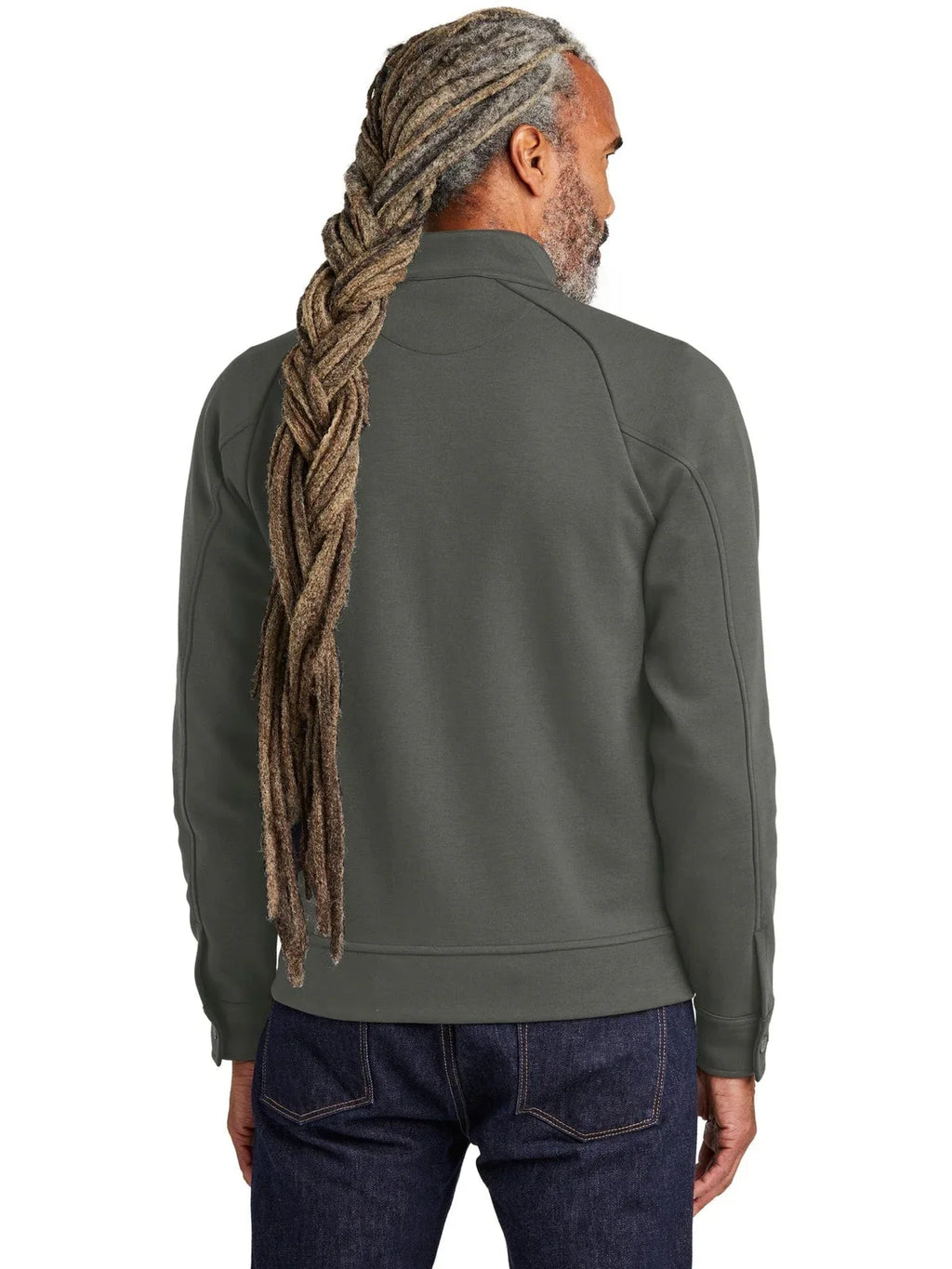 Brooks Brothers Double-Knit Full-Zip with custom logo embroidery