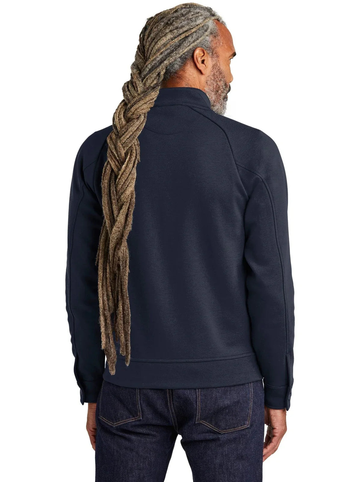 Brooks Brothers Double-Knit Full-Zip with custom logo embroidery