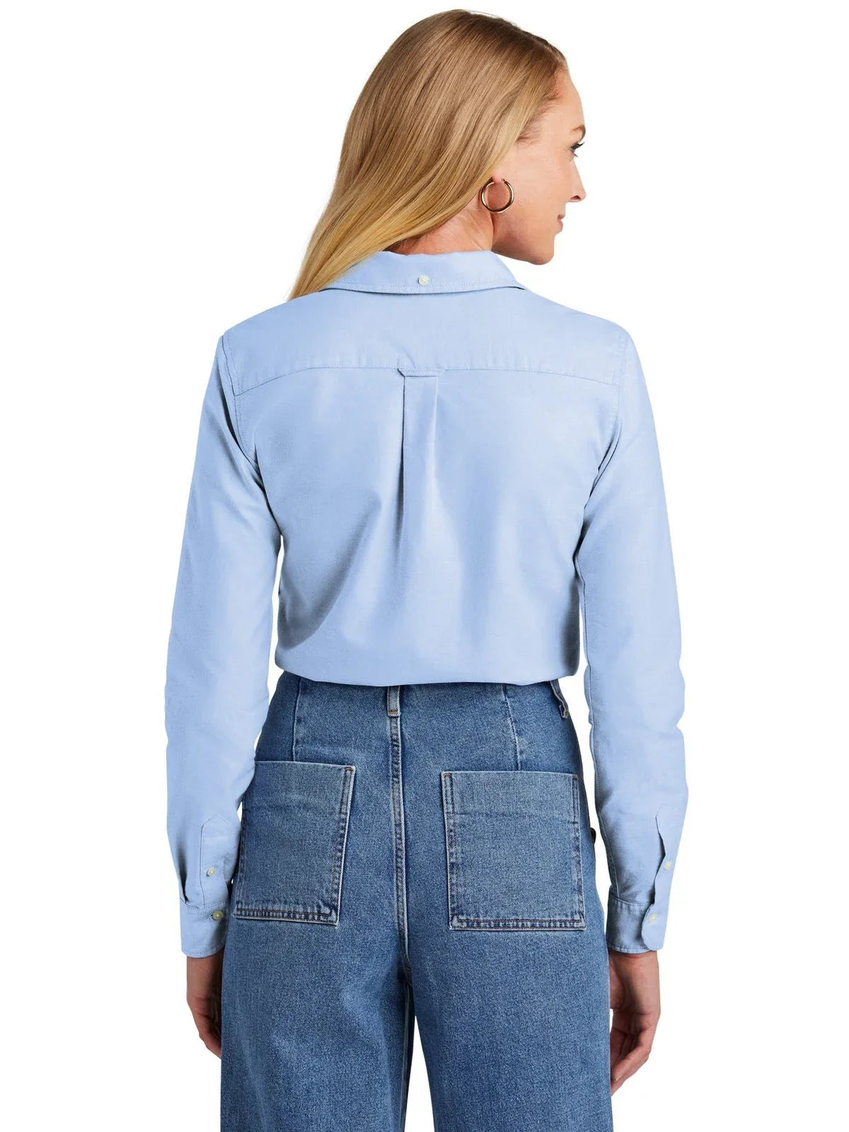 Brooks Brothers Women’s Casual Oxford Cloth Shirt with custom logo embroidery