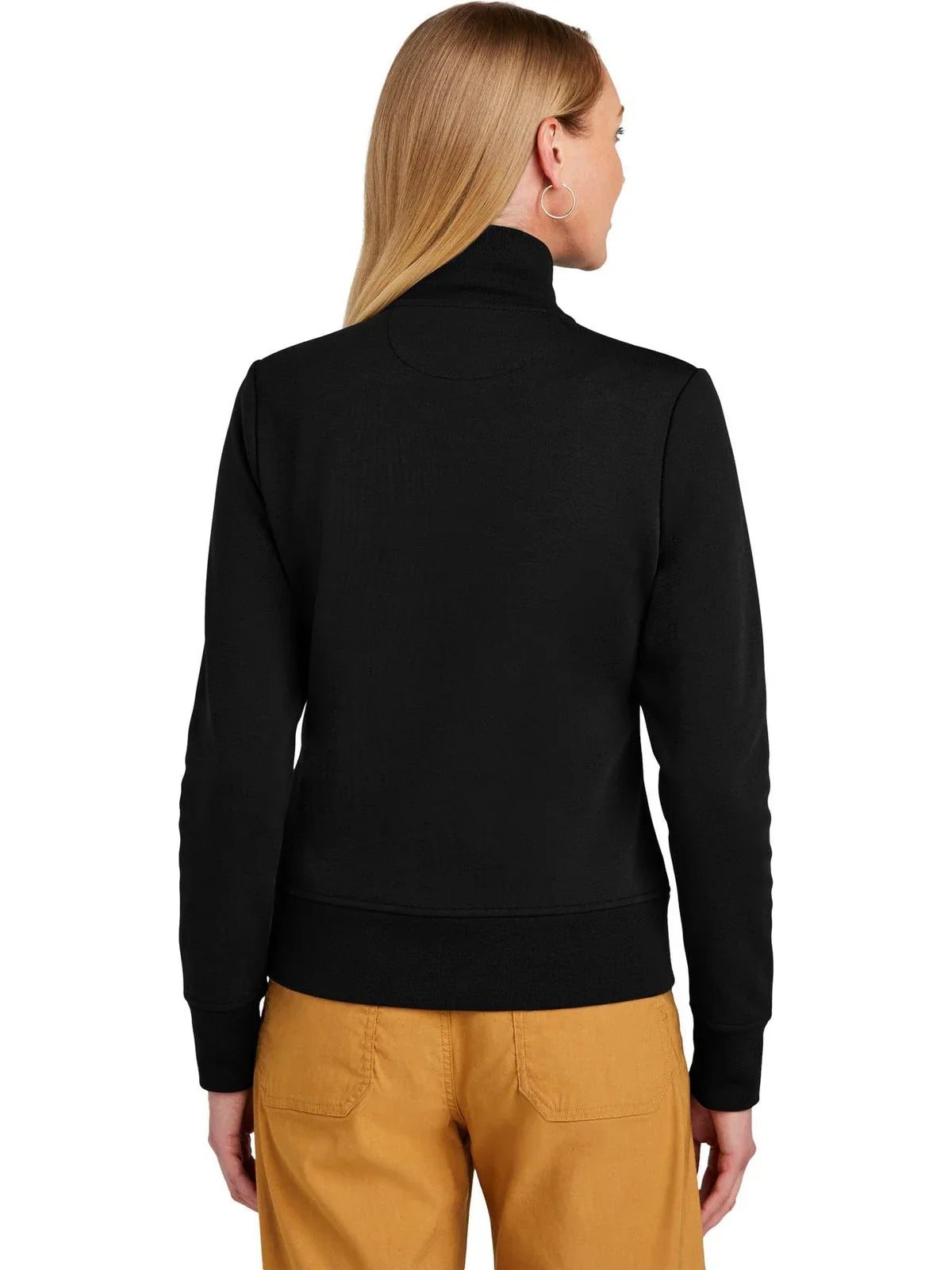 Brooks Brothers Women’s Double-Knit Full-Zip with custom logo embroidery