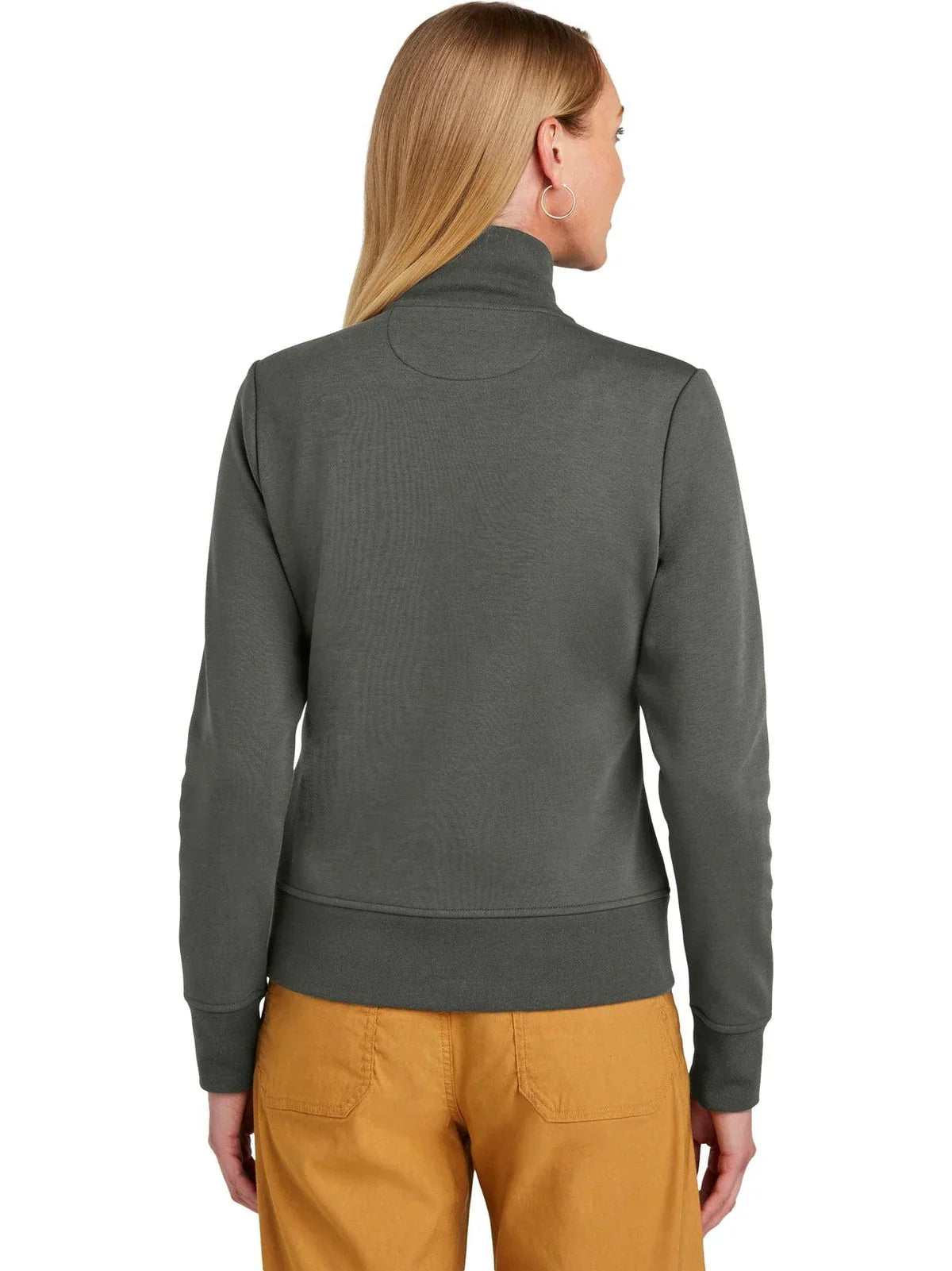 Brooks Brothers Women’s Double-Knit Full-Zip with custom logo embroidery