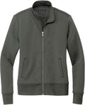 Brooks Brothers Women’s Double-Knit Full-Zip with custom logo embroidery