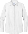 Brooks Brothers Women’s Wrinkle-Free Stretch Nailhead Shirt with custom logo embroidery