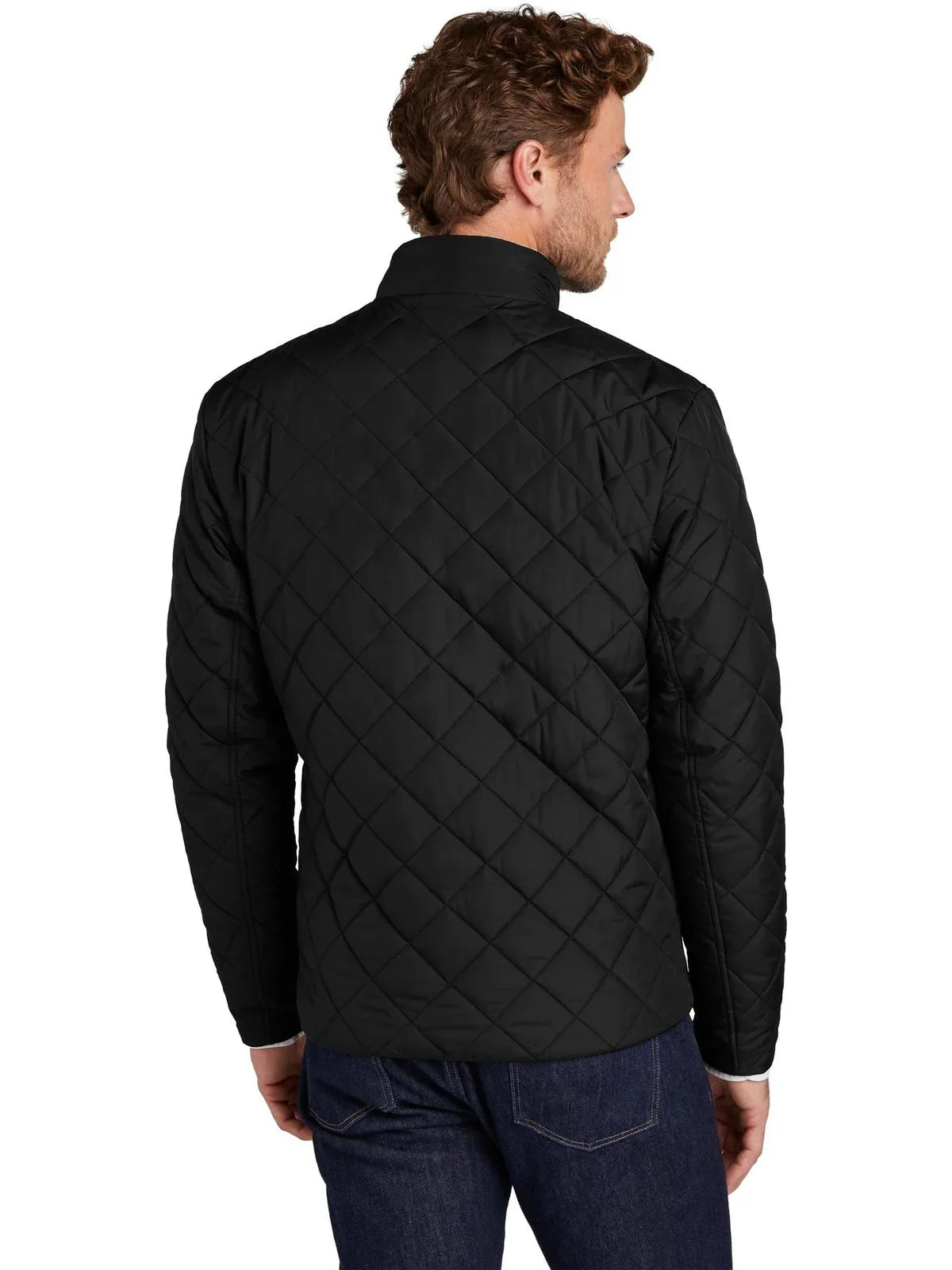 Brooks Brothers Quilted Jacket with custom logo embroidery