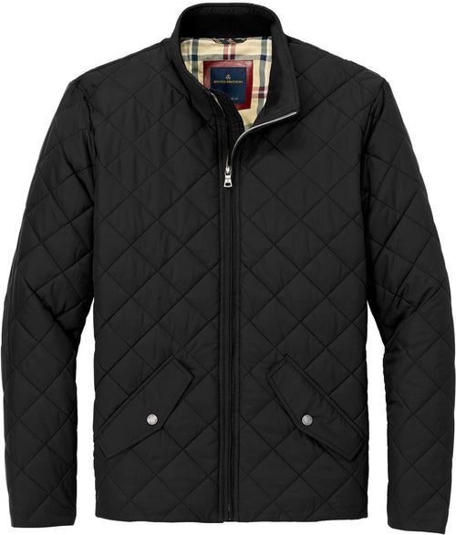 Brooks Brothers Quilted Jacket with custom logo embroidery