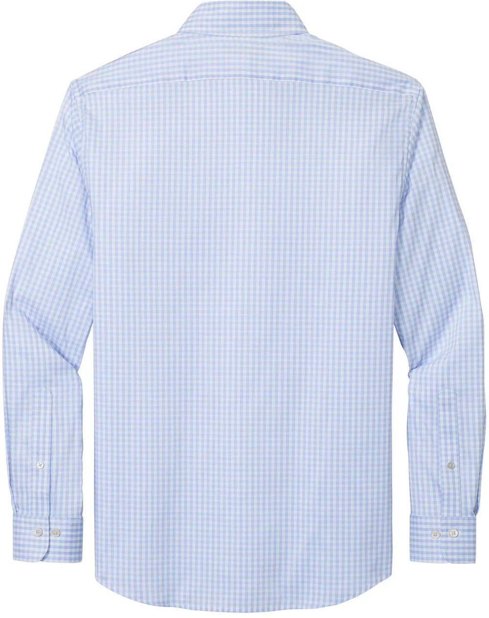 Brooks Brothers Tech Stretch Patterned Shirt with custom logo embroidery
