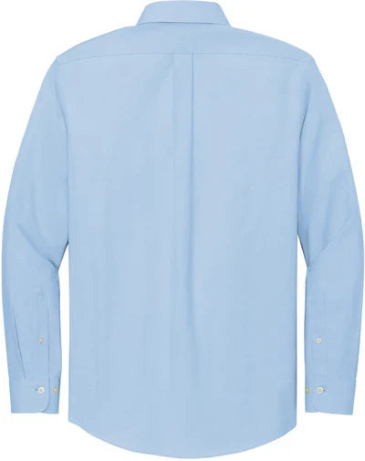 Brooks Brothers Wrinkle-Free Stretch Pinpoint Shirt with custom logo embroidery