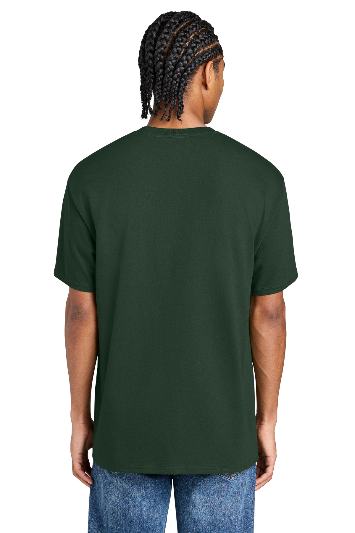 Champion Jersey Short Sleeve Tee with custom logo embroidery