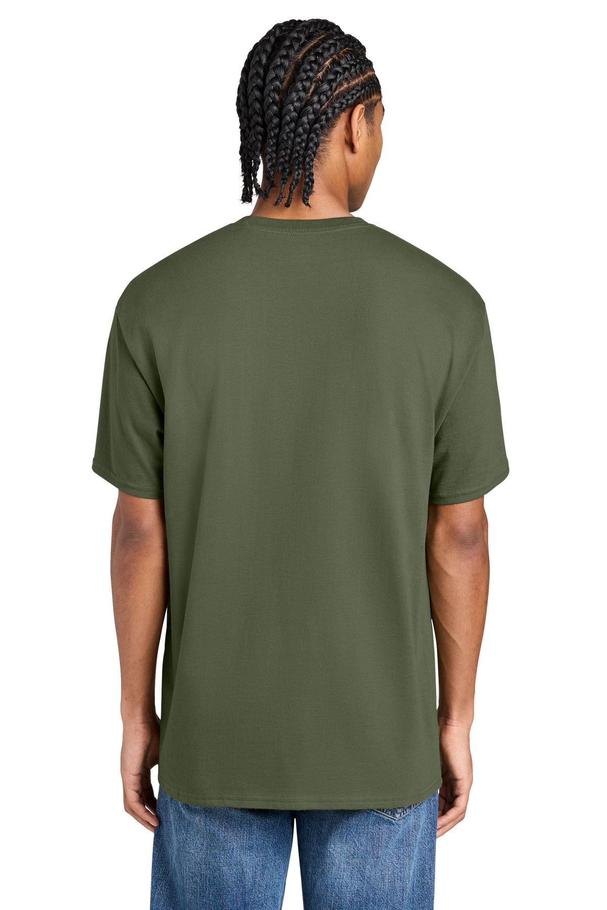 Champion Jersey Short Sleeve Tee with custom logo embroidery