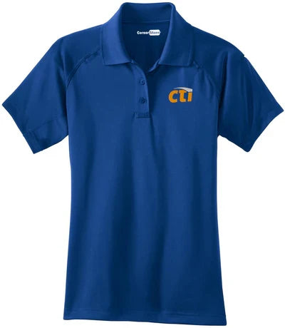 CornerStone Ladies Select Snag-Proof Tactical Polo with custom logo embroidery