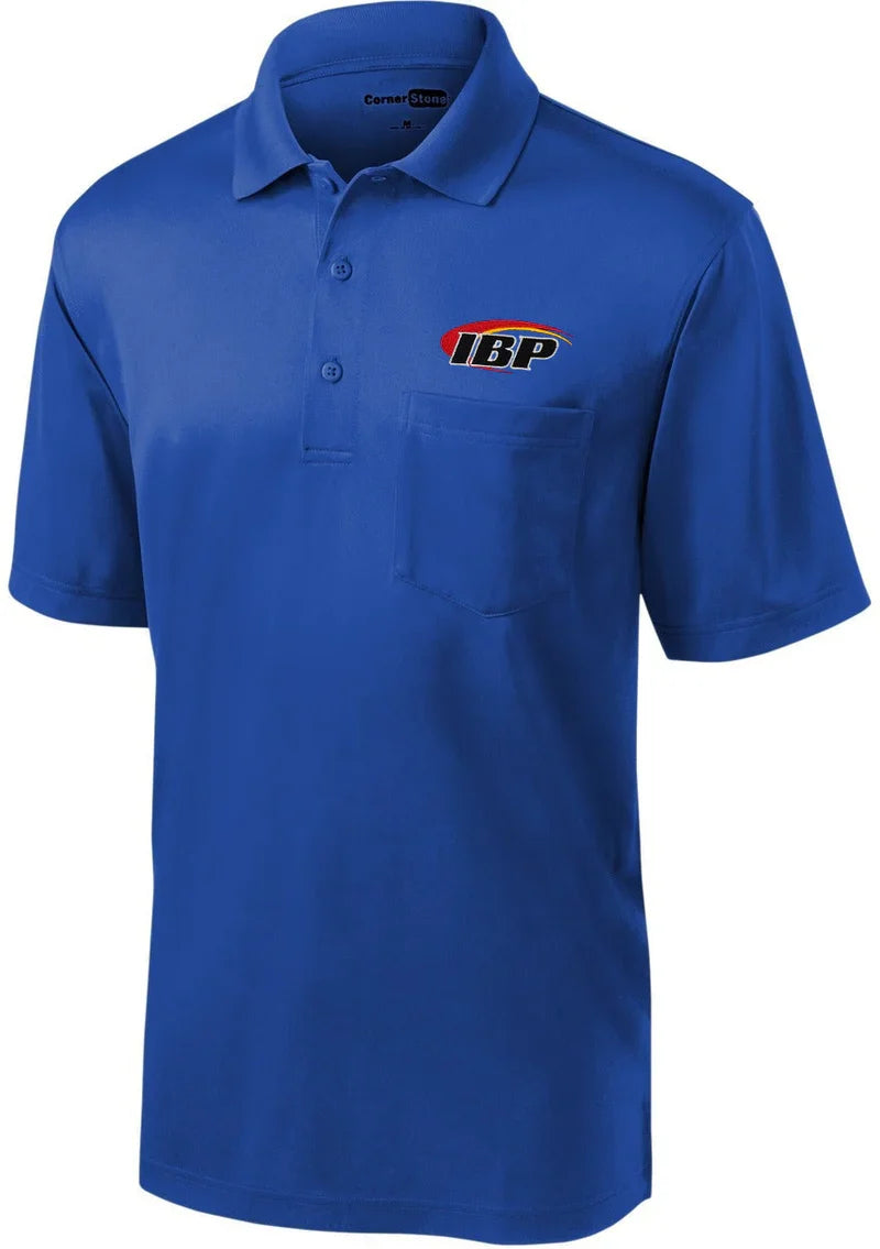 CornerStone Select Snag-Proof Pocket Polo with custom logo embroidery