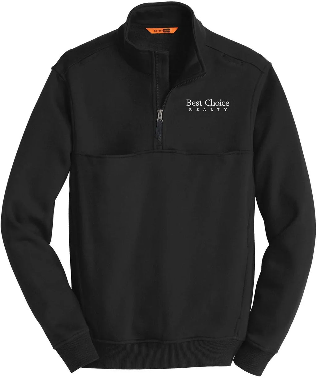 CornerStone 1/2-Zip Job Shirt with custom logo embroidery