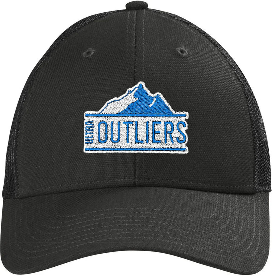 CornerStone Canvas Mesh Back Cap with custom logo embroidery