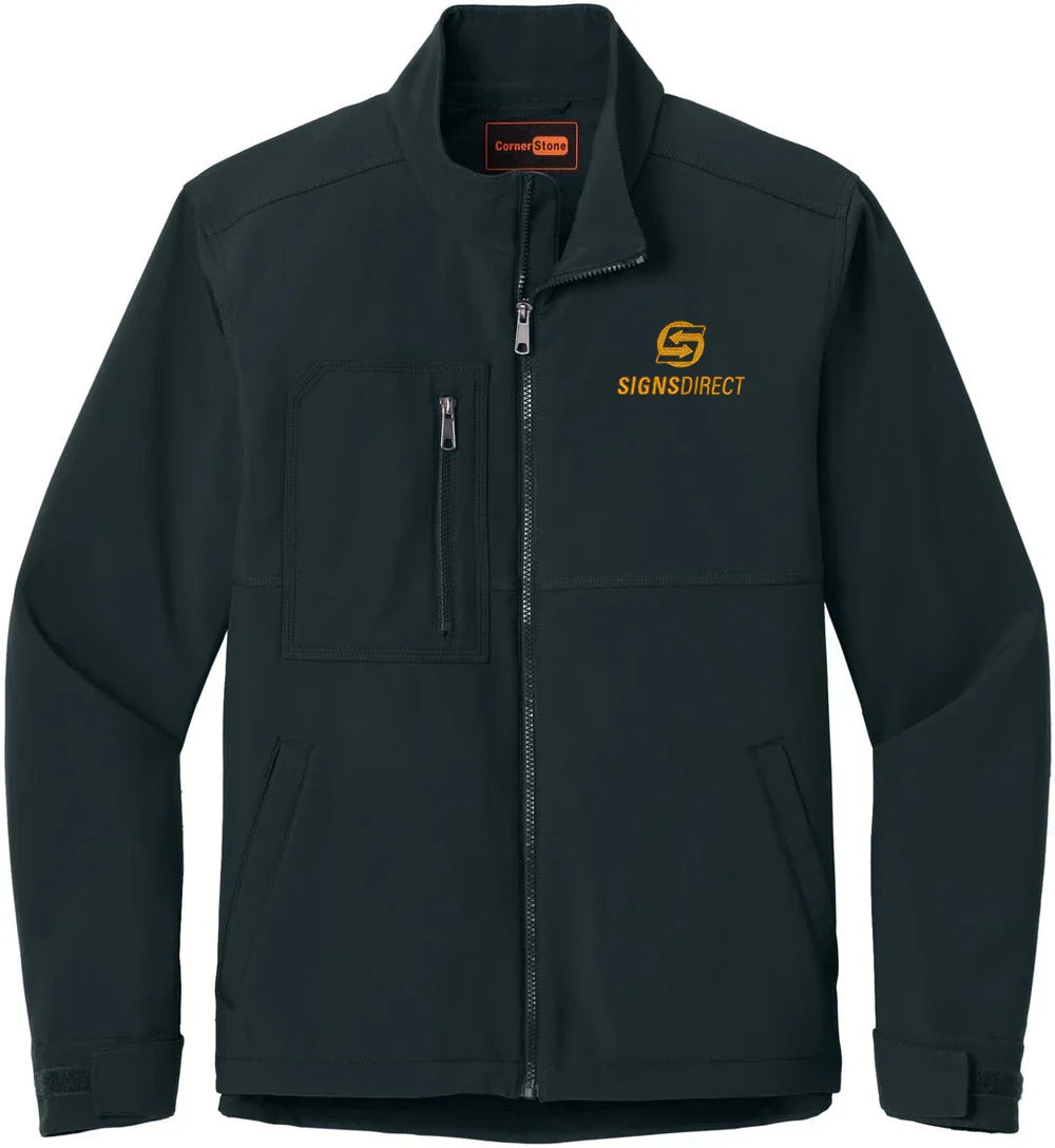 CornerStone Insulated Workwear Soft Shell with custom logo embroidery
