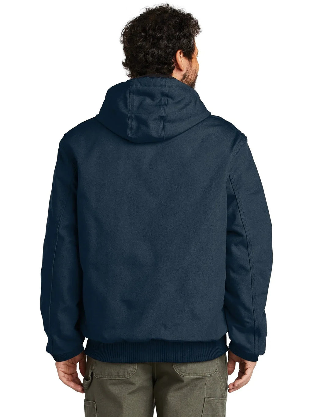 Carhartt Tall Quilted-Flannel-Lined Duck Active Jacket
