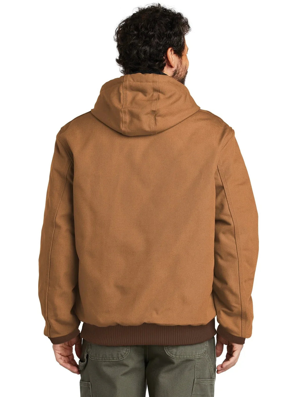 Carhartt Tall Quilted-Flannel-Lined Duck Active Jacket