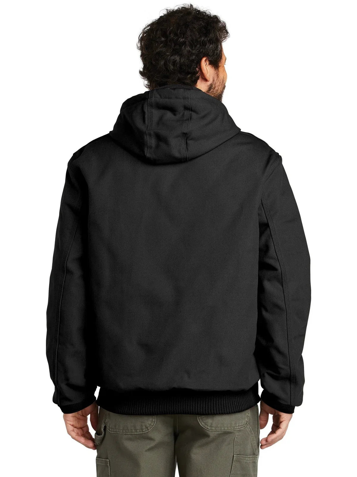 Carhartt Tall Quilted-Flannel-Lined Duck Active Jacket
