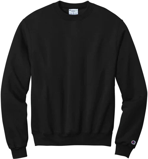 Champion Powerblend Crewneck Sweatshirt with custom logo embroidery