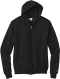 Champion Powerblend Full-Zip Hoodie with custom logo embroidery