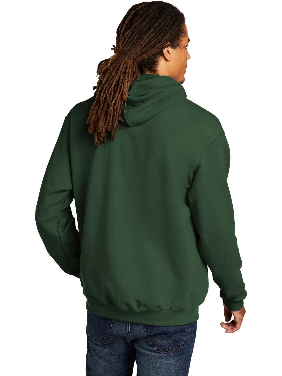Champion Powerblend Pullover Hoodie with custom logo embroidery
