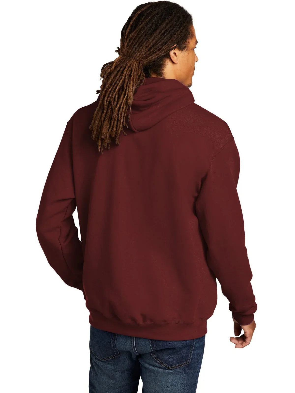 Champion Powerblend Pullover Hoodie with custom logo embroidery