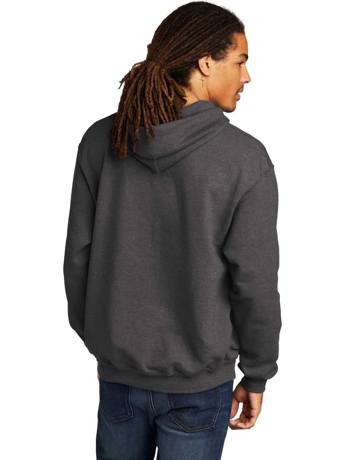 Champion Powerblend Pullover Hoodie with custom logo embroidery