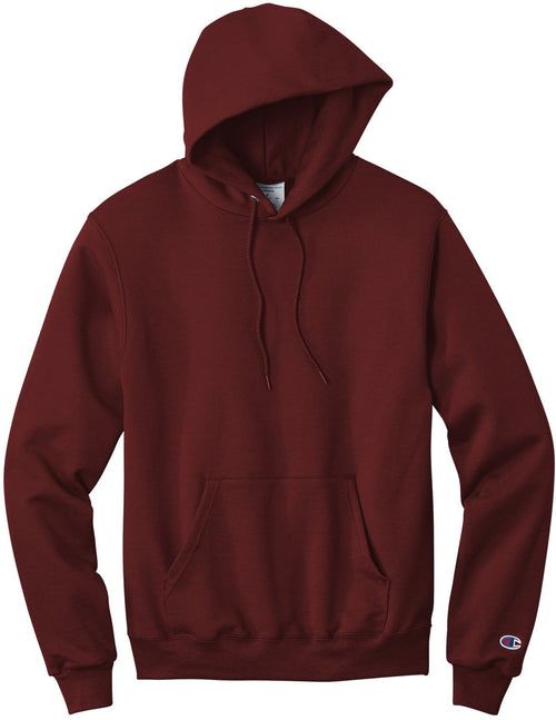 Champion Powerblend Pullover Hoodie with custom logo embroidery