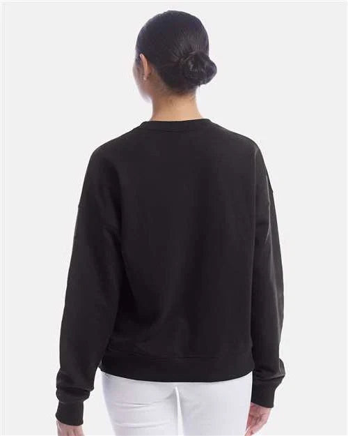 Champion Ladies Powerblend Crewneck Sweatshirt with custom logo embroidery