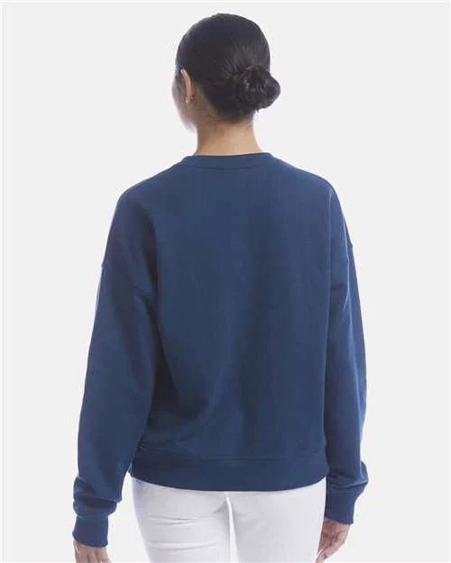 Champion Ladies Powerblend Crewneck Sweatshirt with custom logo embroidery