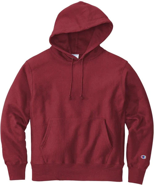 Champion Reverse Weave Hooded Sweatshirt with custom logo embroidery