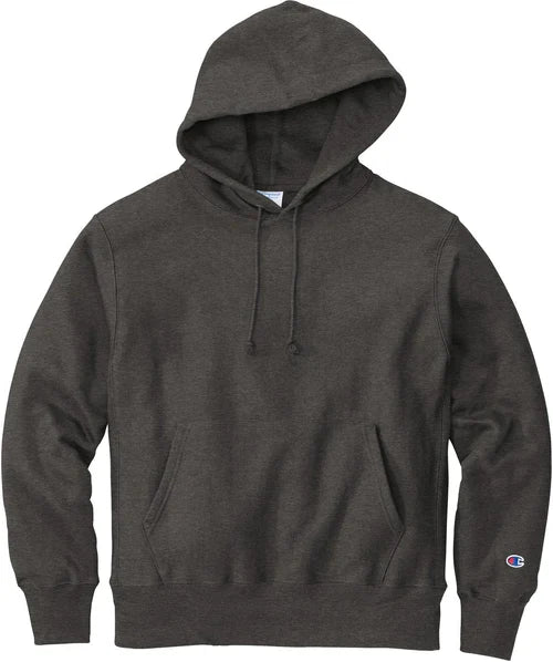 Champion Reverse Weave Hooded Sweatshirt with custom logo embroidery