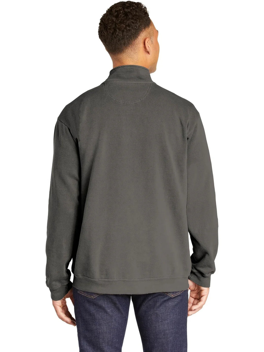 Comfort Colors Ring Spun 1/4-Zip Sweatshirt with custom logo embroidery