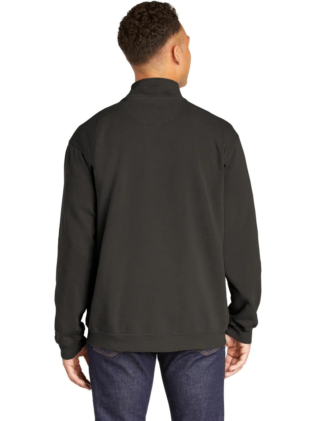 Comfort Colors Ring Spun 1/4-Zip Sweatshirt with custom logo embroidery