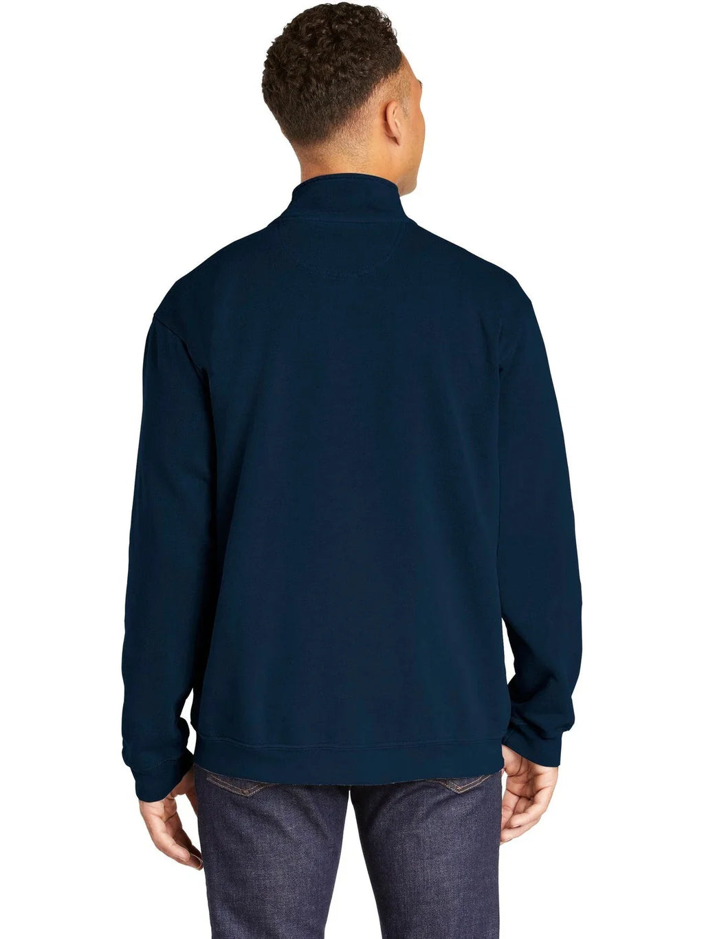 Comfort Colors Ring Spun 1/4-Zip Sweatshirt with custom logo embroidery