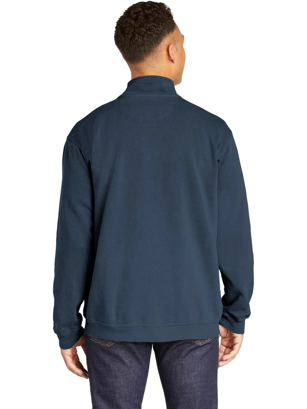 Comfort Colors Ring Spun 1/4-Zip Sweatshirt with custom logo embroidery