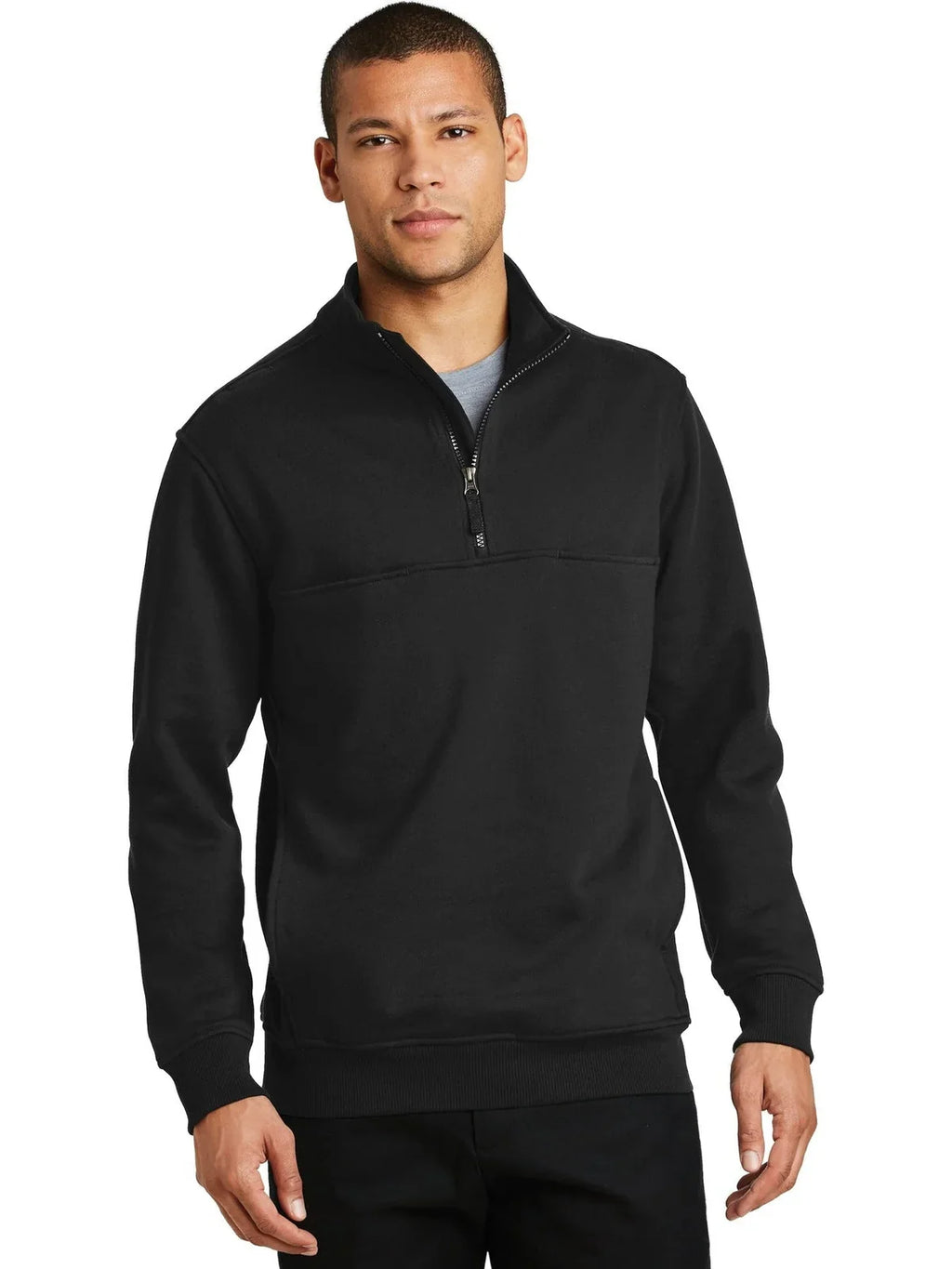 CornerStone 1/2-Zip Job Shirt with custom logo embroidery