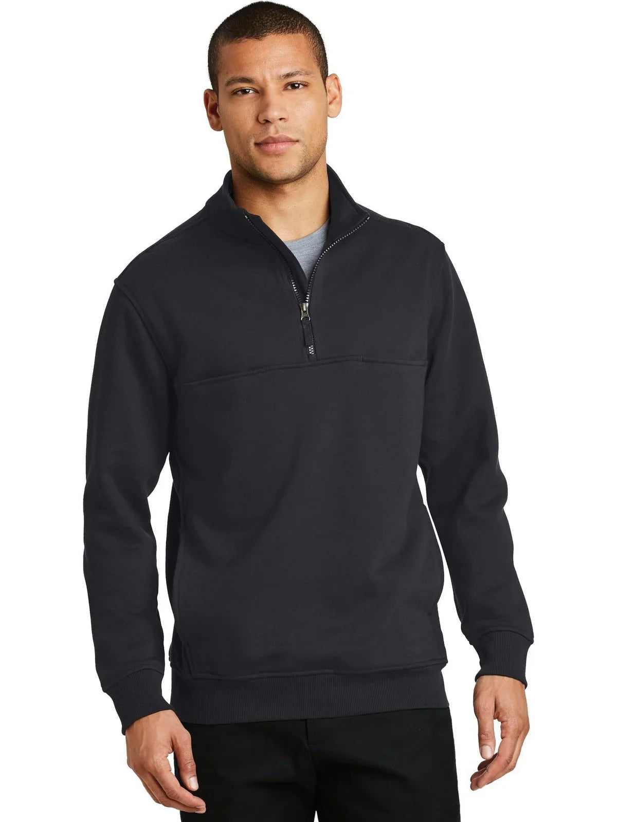 CornerStone 1/2-Zip Job Shirt with custom logo embroidery