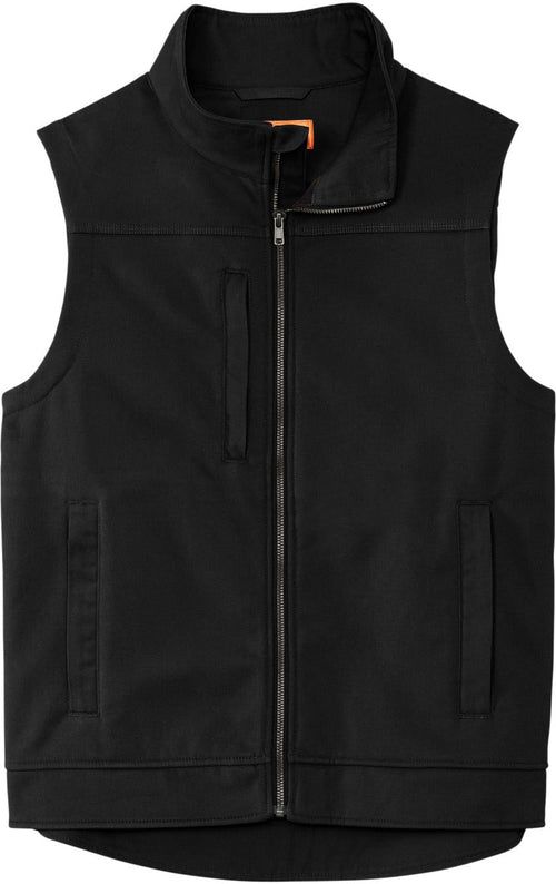 CornerStone Duck Bonded Soft Shell Vest with custom logo embroidery