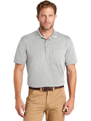 CornerStone Industrial Snag-Proof Pique Pocket Polo with custom logo embroidery