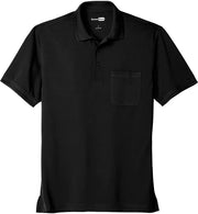 CornerStone Industrial Snag-Proof Pique Pocket Polo with custom logo embroidery