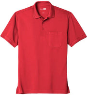 CornerStone Industrial Snag-Proof Pique Pocket Polo with custom logo embroidery