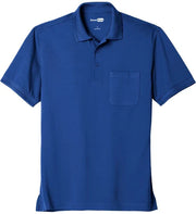 CornerStone Industrial Snag-Proof Pique Pocket Polo with custom logo embroidery