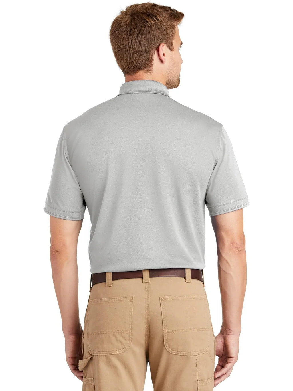 CornerStone Industrial Snag-Proof Pique Polo with custom logo embroidery