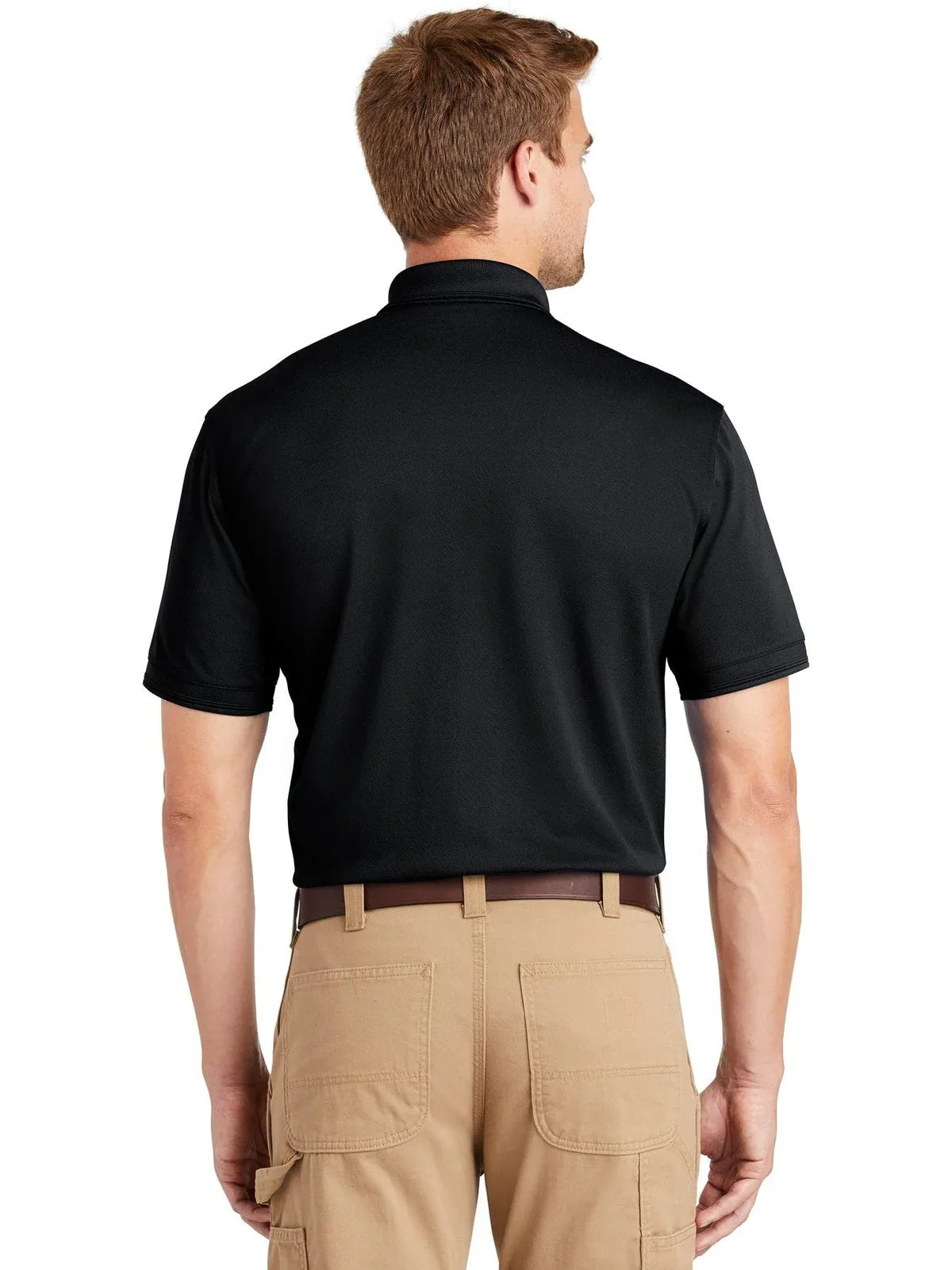 CornerStone Industrial Snag-Proof Pique Polo with custom logo embroidery