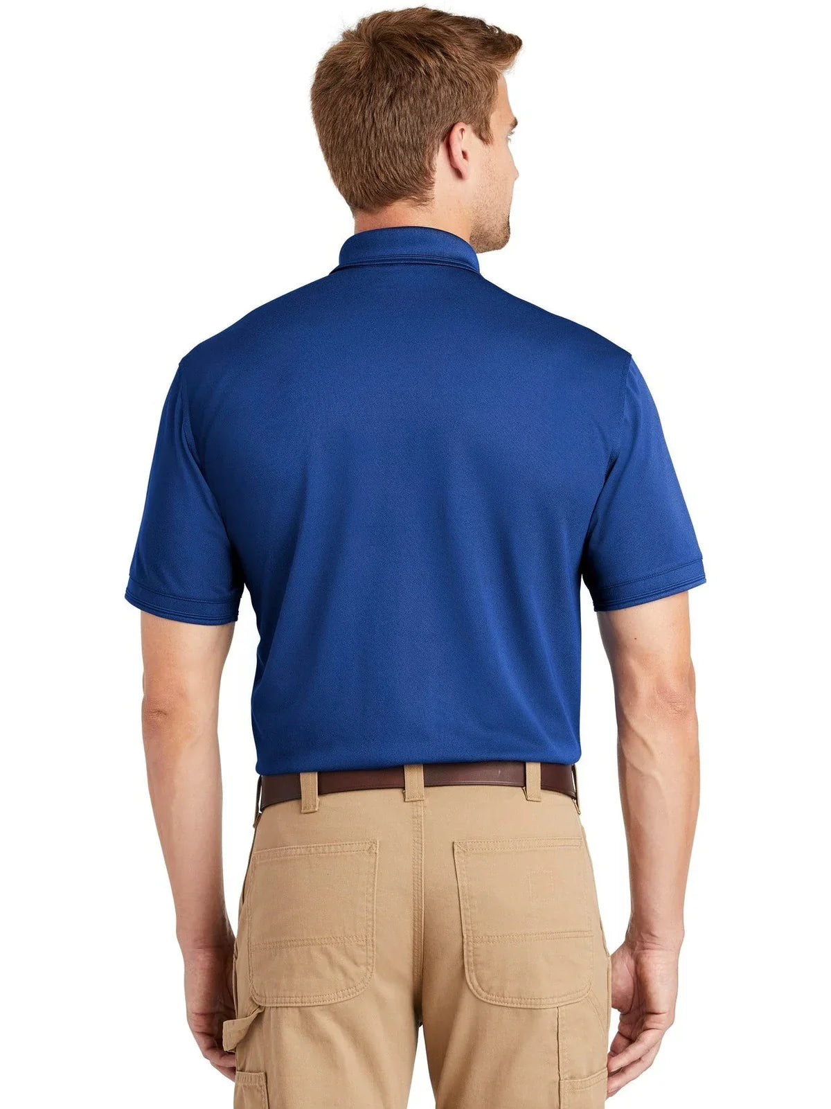 CornerStone Industrial Snag-Proof Pique Polo with custom logo embroidery